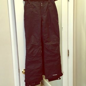 Columbia women’s ski pants, black, size S